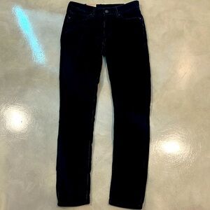 Levi’s 711 skinny black corduroy jeans NEW